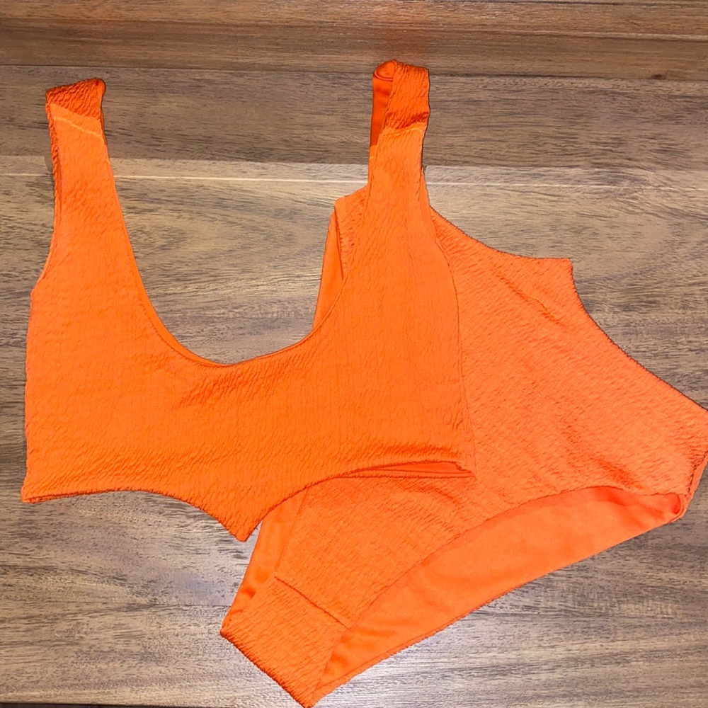 PRETTY LITTLE THING NEON ORANGE BIKINI